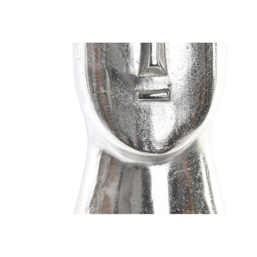 Кувшин DKD Home Decor Лицо Серебристый Алюминий современный (17 x 16 x 36 cm) image 3