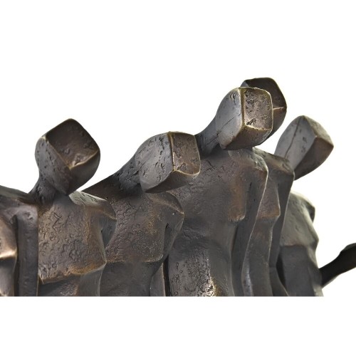 Decorative Figure DKD Home Decor Black Copper Resin Persons Modern (40 x 10,5 x 34,5 cm) image 3