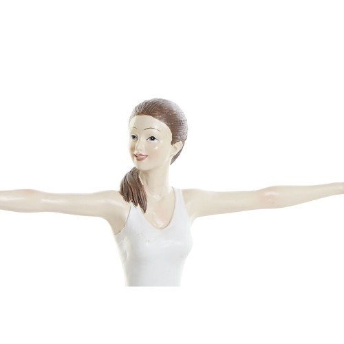 Декоративная фигура DKD Home Decor Розовый Смола Yoga (24 x 6,5 x 19,5 cm) image 3