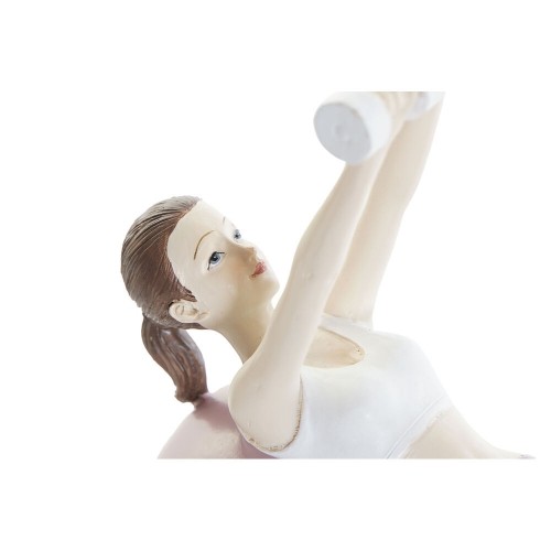 Декоративная фигура DKD Home Decor Розовый Смола Yoga (18,5 x 8 x 17,5 cm) image 3