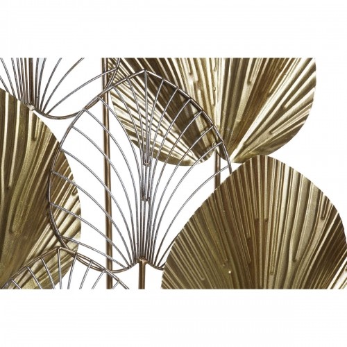 Настенный декор DKD Home Decor Позолоченный Металл Лист растения (54 x 5 x 91,5 cm) image 3