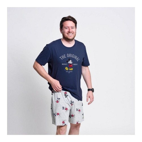 Pyjama Mickey Mouse Dark blue (Adults) Men image 3