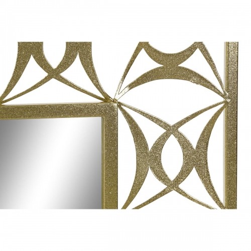 Настенное зеркало DKD Home Decor Зеркало Позолоченный Металл (66 x 2 x 91,5 cm) image 3