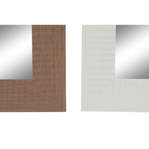Настенное зеркало DKD Home Decor Стеклянный Чёрный Коричневый Темно-серый Слоновая кость PS традиционный 4 штук (70 x 2 x 97 cm) image 3