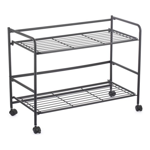 Shelves Confortime Black Iron Foldable With wheels (67 x 30 x 44,8 cm) image 3