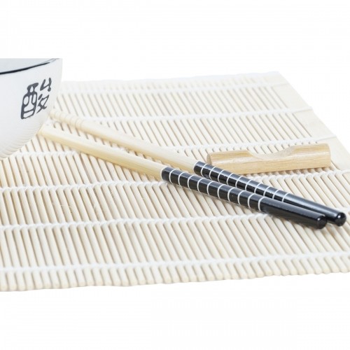 Набор для суши DKD Home Decor Белый Бамбук Керамика (14,5 x 14,5 x 31 cm) image 3