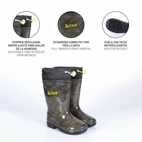 Children's Water Boots Batman Grey image 3