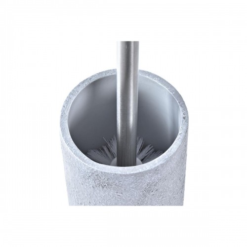 Toilet Brush DKD Home Decor Grey Silver Stainless steel Cement Scandi 10 x 10 x 40 cm image 3