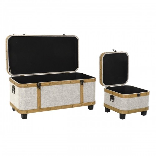 Set of Chests DKD Home Decor Wood 80 x 42 x 42 cm image 3