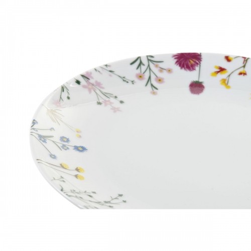 Pusdienas Aprīkojuma Komplekts DKD Home Decor Цветы Porcelāns (18 pcs) image 3