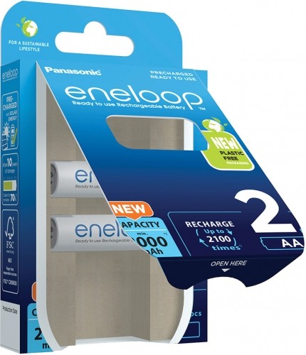 Panasonic Batteries Panasonic eneloop rechargeable battery AA 2000 2BP image 3