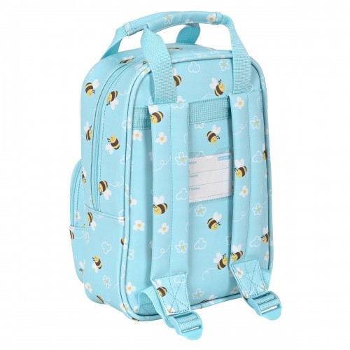 Школьный рюкзак Safta Abeja Светло Синий (20 x 28 x 8 cm) image 3