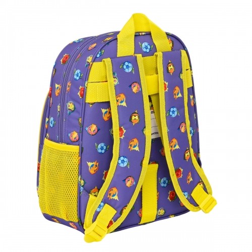 Школьный рюкзак SuperThings Guardians of Kazoom Фиолетовый Жёлтый (27 x 33 x 10 cm) image 3