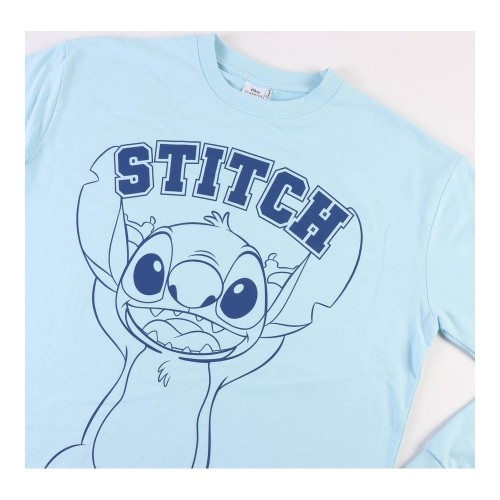 Пижама Stitch Женщина Светло Синий image 3