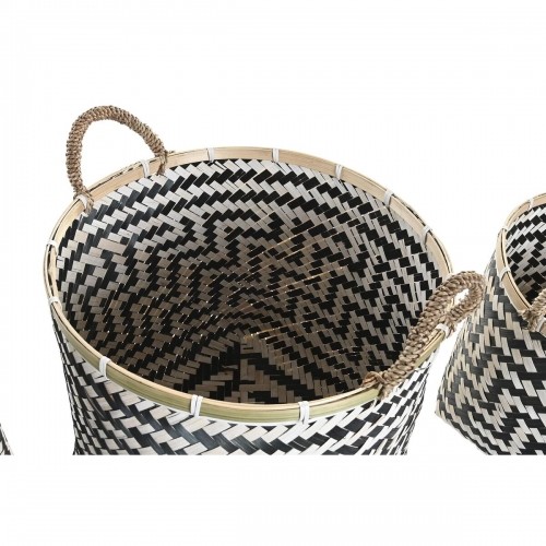 Basket set DKD Home Decor Bamboo 40 x 40 x 44 cm image 3