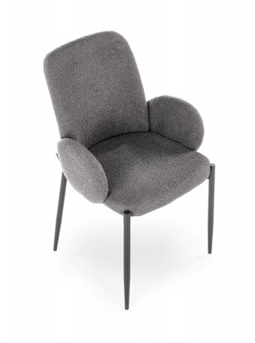 Halmar K477 chair grey image 3