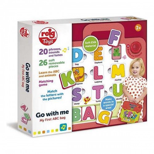 Educational game Reig Bag Numbers 18 Pieces Alphabet image 3