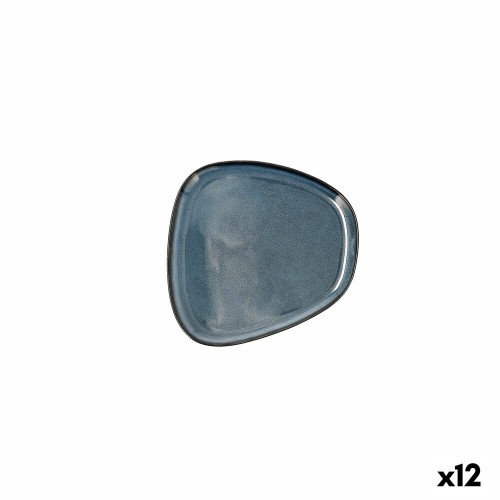 Плоская тарелка Bidasoa Ikonic Керамика Синий (14 x 13,6 x 0,8 cm) (Pack 12x) image 3