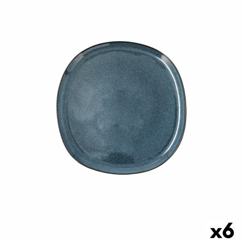 Плоская тарелка Bidasoa Ikonic Keramika Zils (20,2 x 19,7 x 1,3 cm) (Pack 6x) image 3