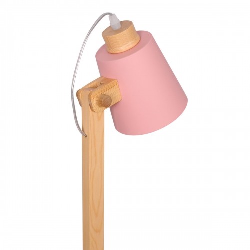 Настольная лампа DKD Home Decor Натуральный Розовый Металл Деревянный Зеленый (2 штук) (18 x 20 x 45 cm) image 3