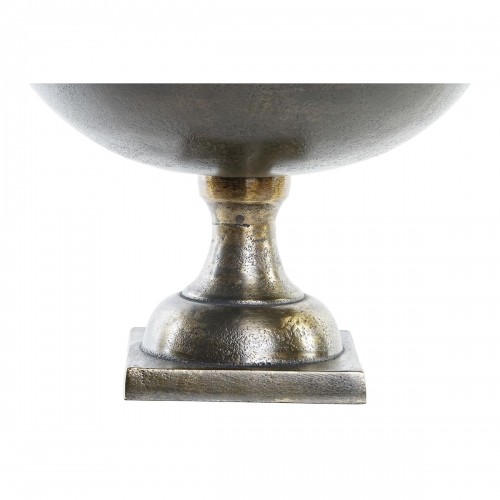 Galda rotājums DKD Home Decor Sudrabains Bronza Alumīnijs Moderns (25 x 25 x 19 cm) (2 gb.) image 3