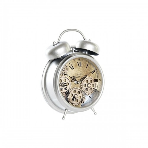 Настольные часы DKD Home Decor Стеклянный Серебристый Железо (19 x 7,5 x 25 cm) image 3