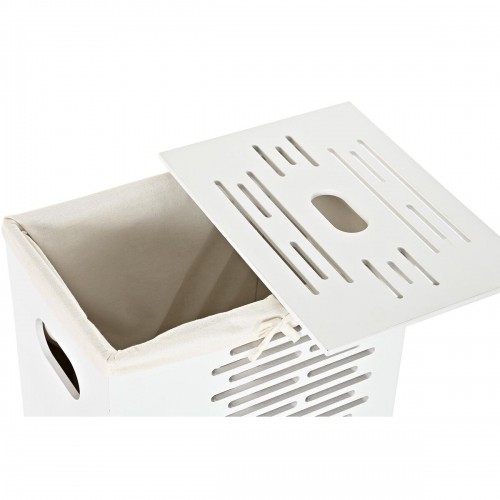 Набор корзин DKD Home Decor Белый полиэстер MDF (40 x 30 x 56 cm) (5 Предметы) image 3