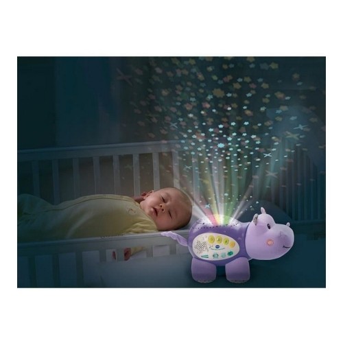 Soft toy with sounds Vtech Hippo Dodo Starry Night (FR) Purple image 3