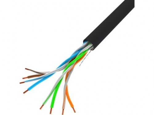 Lanberg Cable UTP Kat.5e wire LCU5-12CU-0305-BK black image 3