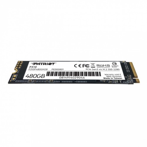 Patriot SSD drive P310 480GB M.2 2280 1700/1500 PCIe NVMe Gen3 x 4 image 3