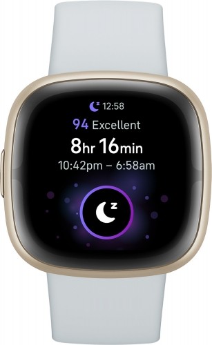 Fitbit Sense 2, blue mist/soft gold image 3