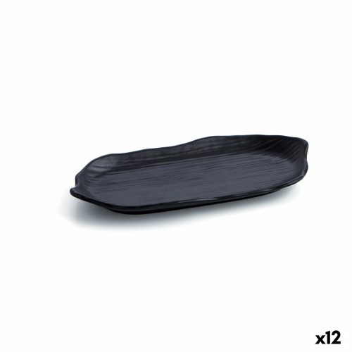 Uzkodu paplāte Quid A'Bordo Melns Plastmasa (Ø 29 cm) (Pack 12x) image 3