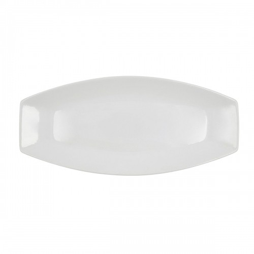 Pasniegšanas Plate Quid Gastro Keramika Balts (40 x 17,5 x 3,5 cm) (Pack 4x) image 3