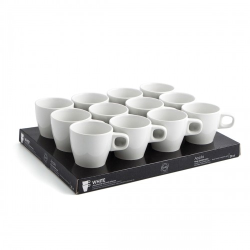 Cup Quid Appila Ceramic White (28 cl) (Pack 12x) image 3