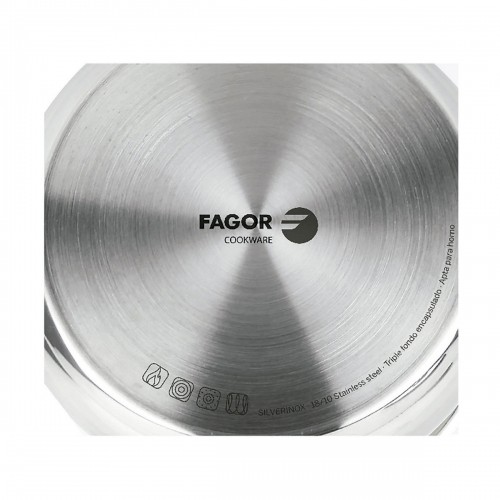 Casserole FAGOR Stainless steel 18/10 Chromed (Ø 24 cm) image 3