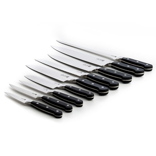 Santoku Knife Quid Professional Inox Chef Black Black Metal (13 cm) (Pack 10x) image 3