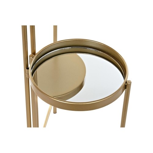 Полки DKD Home Decor Зеркало Позолоченный Металл (49,5 x 49,5 x 80 cm) image 3