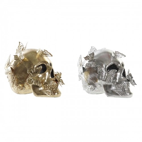 Decorative Figure DKD Home Decor 20,5 x 16 x 15,5 cm Skull (2 Units) image 3