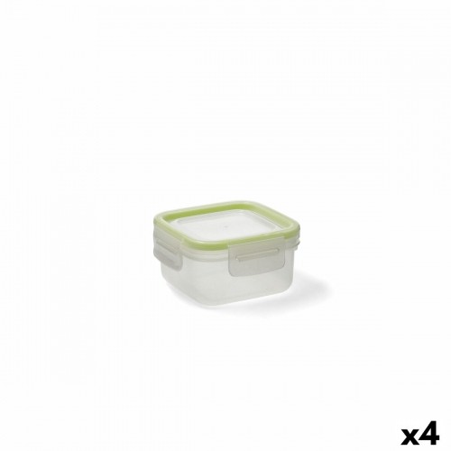 Герметичная коробочка для завтрака Quid Greenery 300 ml Прозрачный Пластик (Pack 4x) image 3