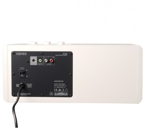 Edifier D12 Speaker (white) image 3