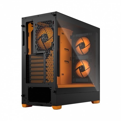 Fractal Design PC case Pop Air TG Clear Tint RGB orange core image 3