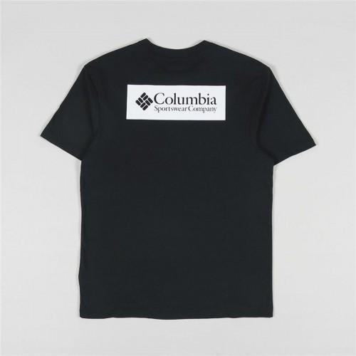 Vīriešu Krekls ar Īsām Piedurknēm Columbia Melns image 3