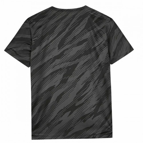 Men’s Short Sleeve T-Shirt Asics All Over Print Black image 3