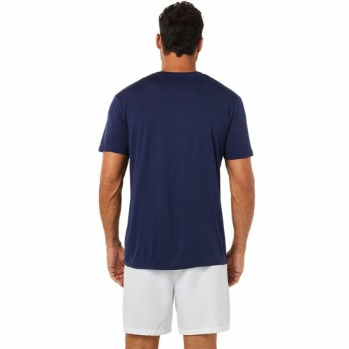 Men’s Short Sleeve T-Shirt Asics Court Blue image 3