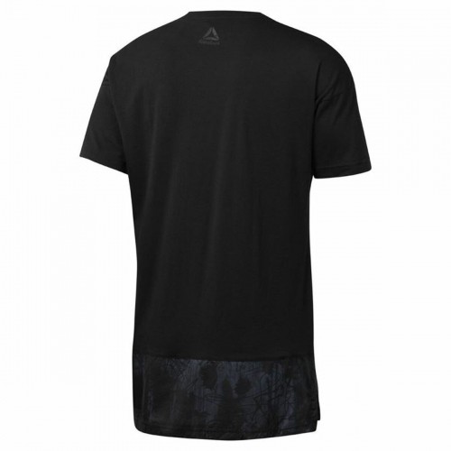 Men’s Short Sleeve T-Shirt Reebok Black image 3