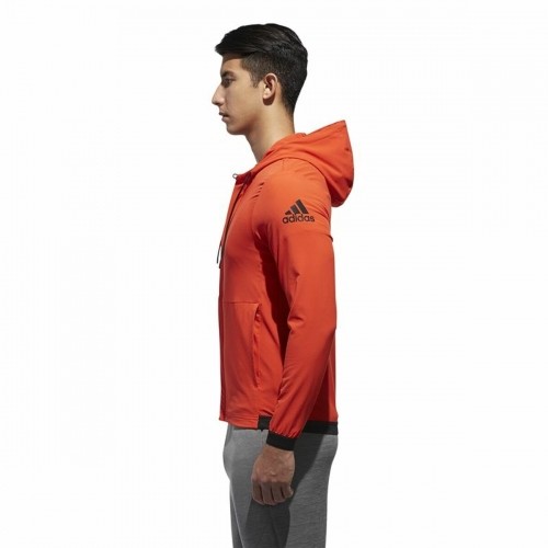 Men's Sports Jacket Adidas Dark Orange image 3