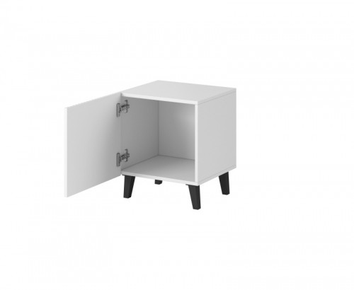 Halmar PAFOS night stand white/white image 3