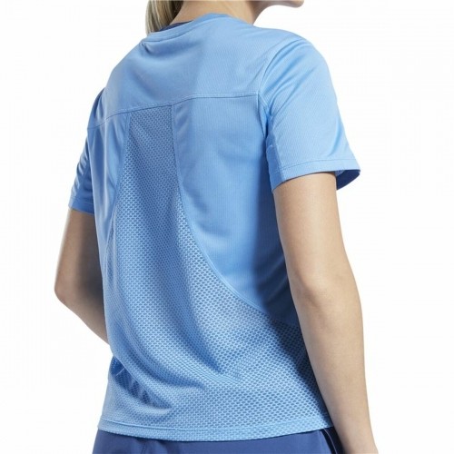 Sieviešu Krekls ar Īsām Piedurknēm Reebok Speedwick Gaiši Zils image 3