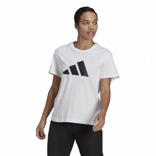 Sieviešu Krekls ar Īsām Piedurknēm Adidas Future Icons Balts image 3