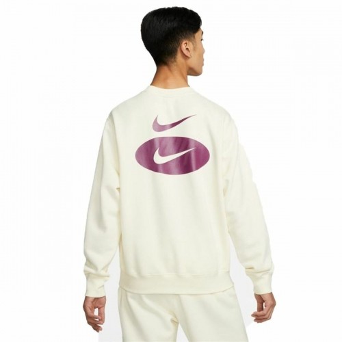 Vīriešu Sporta Krekls bez Kapuča Nike Swoosh League Balts image 3